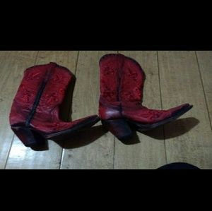 Red boots